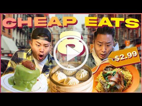 BEST Cheap Eats &amp; HIDDEN GEMS in NEW YORK Pt. 8 VIII (Chinatown)
