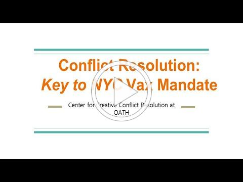 Key to
                                                          NYC -
                                                          Vaccination
                                                          Mandate
                                                          Conflict
                                                          Resolution
                                                          Training for
                                                          Businesses